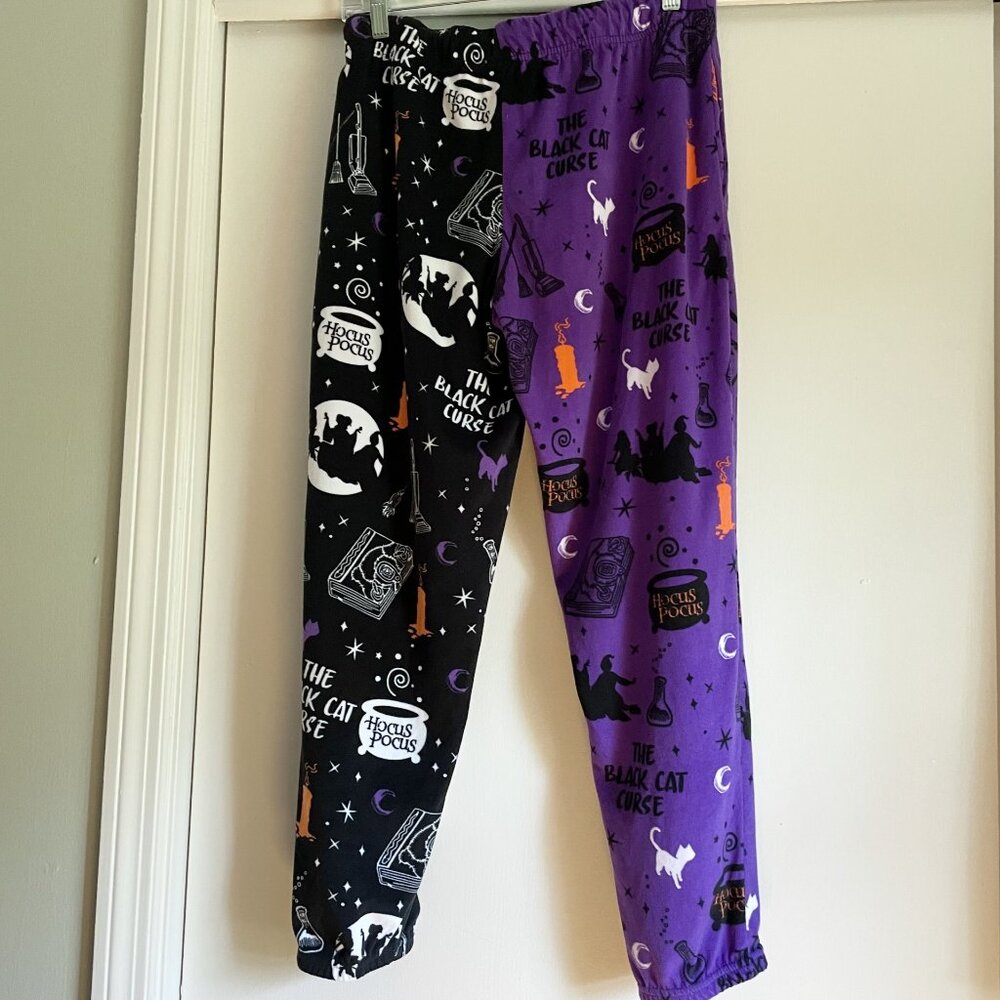 Disney Womens HOCUS POCUS Pajama Lounge Jogger Pants with Pockets Size M Purple - Picture 7 of 11